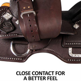 Billy Royal® Studded Basketweave Show Saddle - Country Scene Saddlery and Pet Supplies
