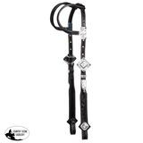 NEW! Billy Royal® Studded Diamond Tooled Two Ear Headstall NEW ITEM - Country Scene Saddlery and Pet Supplies