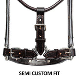 Billy Royal® Dark Side Silver Fitted Show Halter - Country Scene Saddlery and Pet Supplies