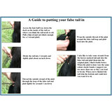 New! Black False Tails Posted* From Horse