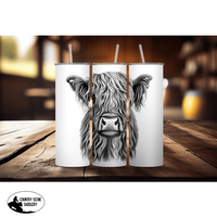 Black & White Cow Tumbler Gift Items