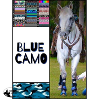 New! Blue Camo Boots.