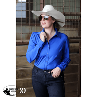 Blue Performance Rodeo Shirt (Adult) Western Shirts