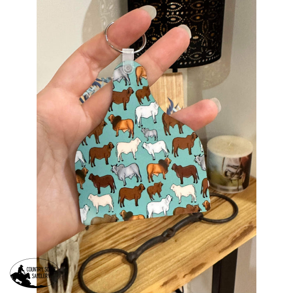 Brahmans - Cow Tag Keyring Gift Items