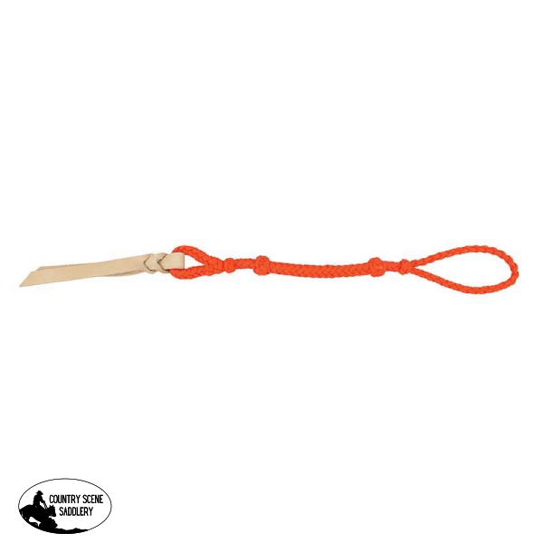 Braided Barrel Quirt Orange