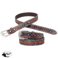 Bronco Blue Texas Belt