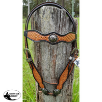 New! Browband Tooled Bridle- Css07