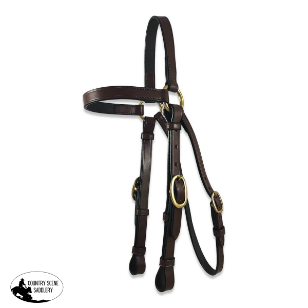 New! Brown Leather Barcoo Bridle Posted.* Barcoo Bridles -Stock Bridles