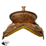 Buffalo Saddlery Hard Seat High Back Ranch Roper Style Saddle - 10 Inch - Country Scene Saddlery and Pet Supplies