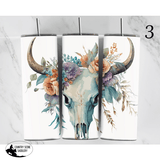 Bull Skull Tumblers - Country Scene Saddlery and Pet Supplies