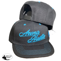 C356 - Arena Hustle Black Country Trucker Cap Hats