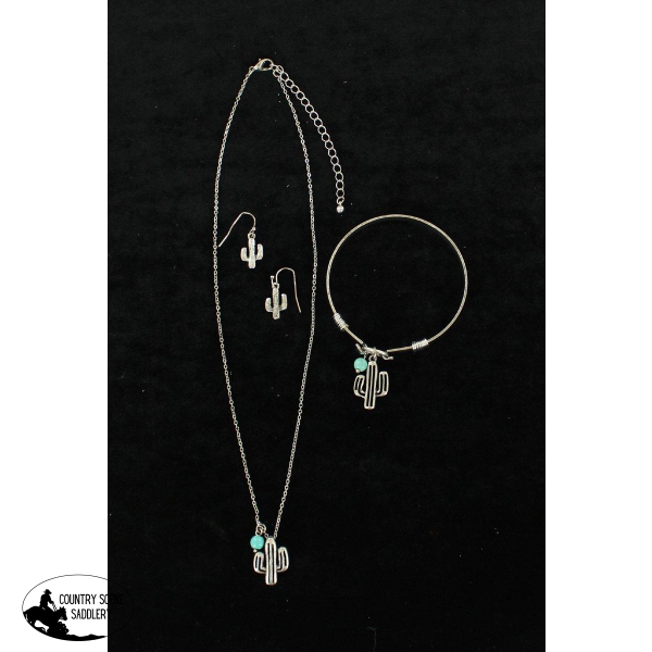 New! Cactus 3 Piece Jewellery Set Apparel & Accessories