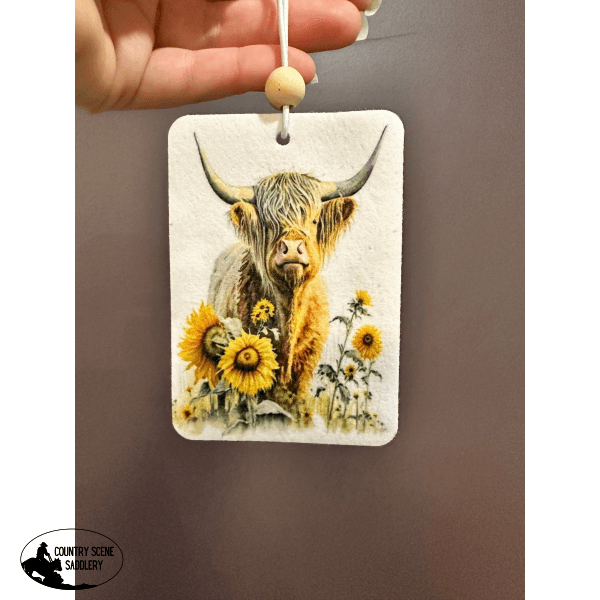Car Air Freshener- Sunflower Highland Fresheners