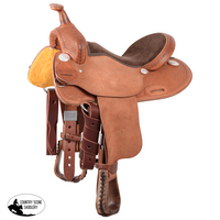 New! Cashel Cowboy Kids Barrel Racer Saddle Posted.*