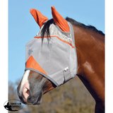 Cashel Crusader Fly Mask Standard With Ears Orange Rugs