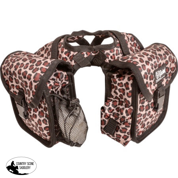 Cashel Saddle Bag Horn Small Leopard Print Bags