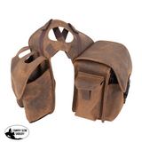 Cashel Saddle Bag Rear Medium Distressed Leather Bags