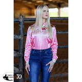 CHARLOTTE FRINGE PERFORMANCE SATIN SHOW SHIRT - Country Scene Saddlery and Pet Supplies