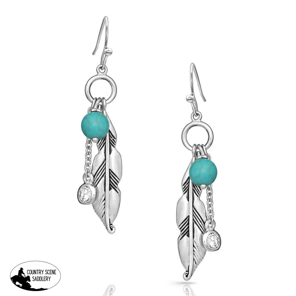Charming Feather & Turquoise