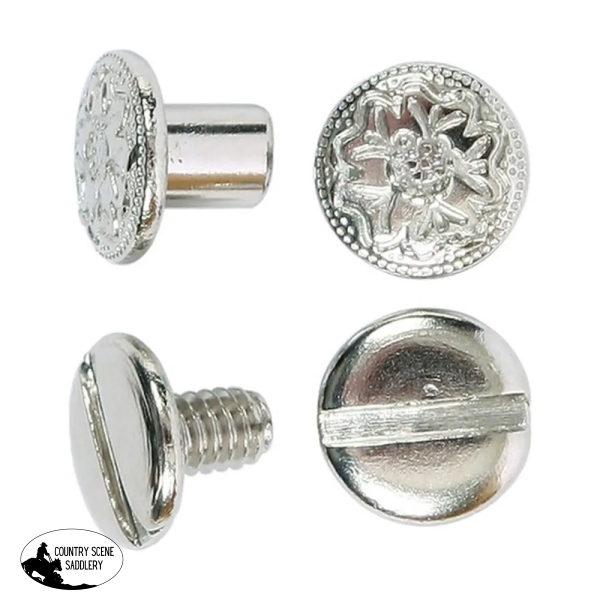 Chicago Screws By Weaver Leather - Package Of 6 Bridle Accessories