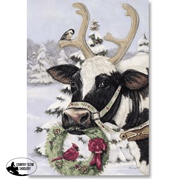 Christmas Card Cb - Reindeer Cow Gift Cards