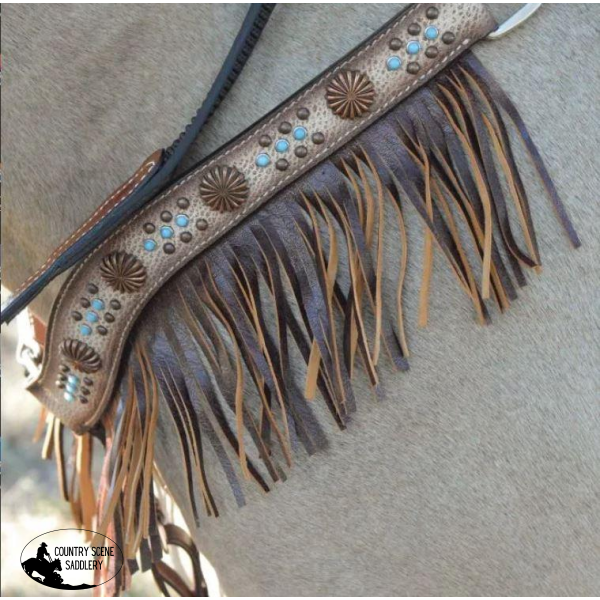 New! Circle Y Desert Racer Breast Collar Posted.