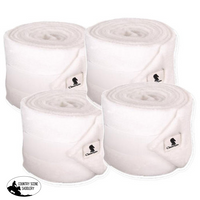 Classic Equine Polo Wraps Set Of 4 Standard Size / White Horse Boots & Leg