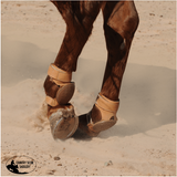 Classic Equine Pro Reiner Leather Skid Boots With Velcro Closures * Horse & Leg Wraps