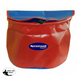 Coloured Feed Bag Tough Vinyl With Embroidered Patch Hay Bag