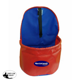 Coloured Feed Bag Tough Vinyl With Embroidered Patch Hay Bag