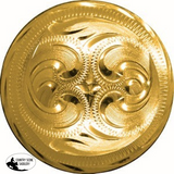 Concho Round Gold 1 1/2" - Country Scene Saddlery and Pet Supplies