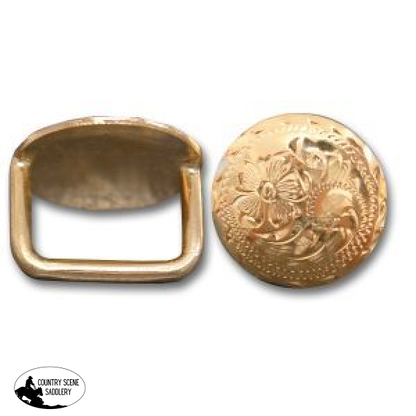 Concho Round Loop Gold 1 Saddle Accessories