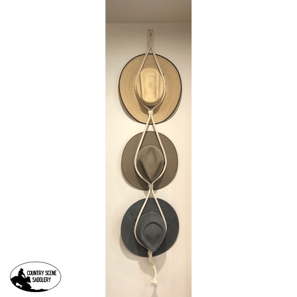 Cotton Hat Hanger - 3 Hats Hatshat Accessorieshat Band Calf Hair Brown