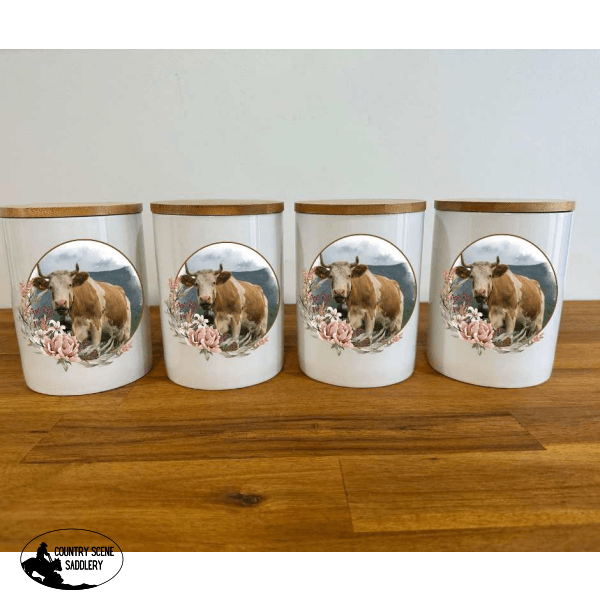 Country Storage Canisters - Css Simmental Gift Items