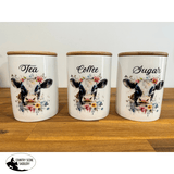 Country Storage Canisters - Fresian Collection - Country Scene Saddlery and Pet Supplies
