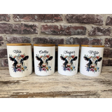 Country Storage Canisters - Fresian Collection - Country Scene Saddlery and Pet Supplies
