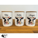 Country Storage Canisters - Fresian Collection - Country Scene Saddlery and Pet Supplies