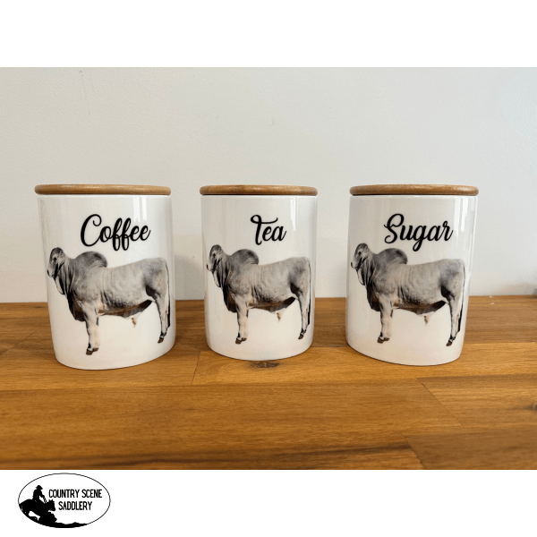 Country Storage Canisters - Grey Brahman Collection Gift Items