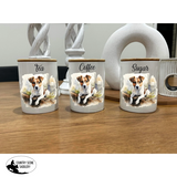 Country Storage Canisters - Jack Russell Collection - Country Scene Saddlery and Pet Supplies