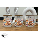 Country Storage Canisters - Mandala Calf Collection - Country Scene Saddlery and Pet Supplies