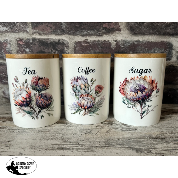 Country Storage Canisters - Protea Collection Gift Items