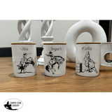 Country Storage Canisters - Rodeo Collection - Country Scene Saddlery and Pet Supplies