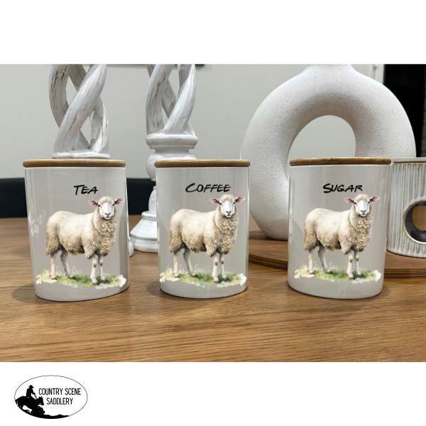 Country Storage Canisters - Sheep Collection Gift Items