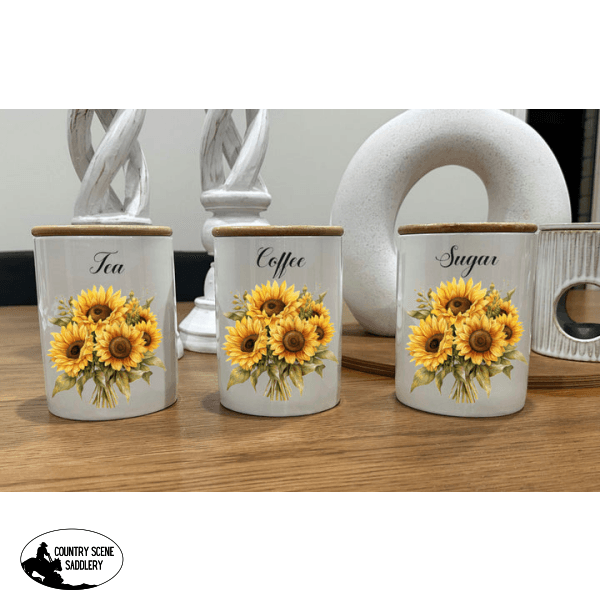 Country Storage Canisters - Sunflower Collection Gift Items