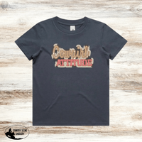 Cowgirl Attitude Tee / Petrol Blue Western Belts