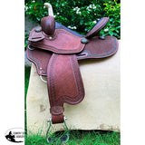 CSS 03 Basket Weave Barrel Saddle - Country Scene Saddlery and Pet Supplies