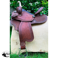 Css 02 Youth Basket Weave Barrel Saddle Saddles