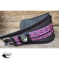 Css Black And Pink Tribal Roper Girth