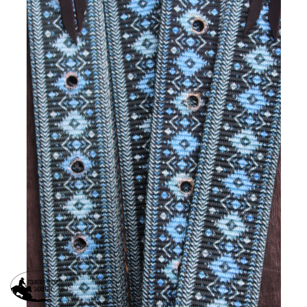 CSS Blue Diamond- Style Two Latigo Set.