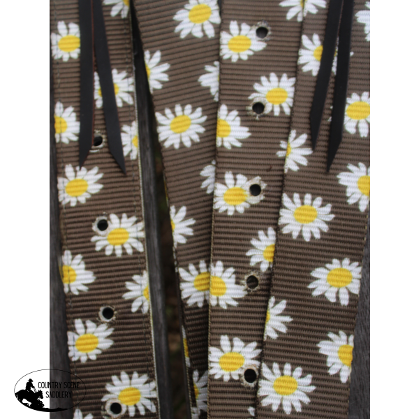 CSS Brown Daisy- Style Two Latigo Set.